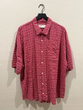 Hollister Plaid Baggy Fit Shirts (2 shirt bundle)